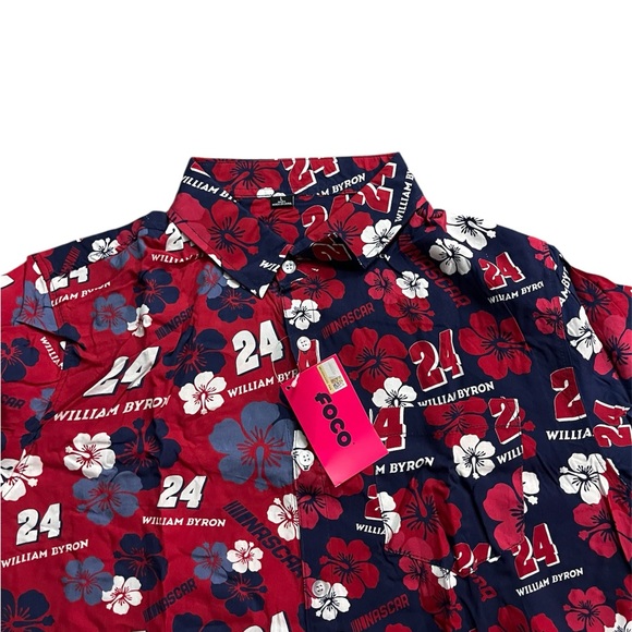 NASCAR William Byron Hawaiian Shirt - Picture 2 of 5